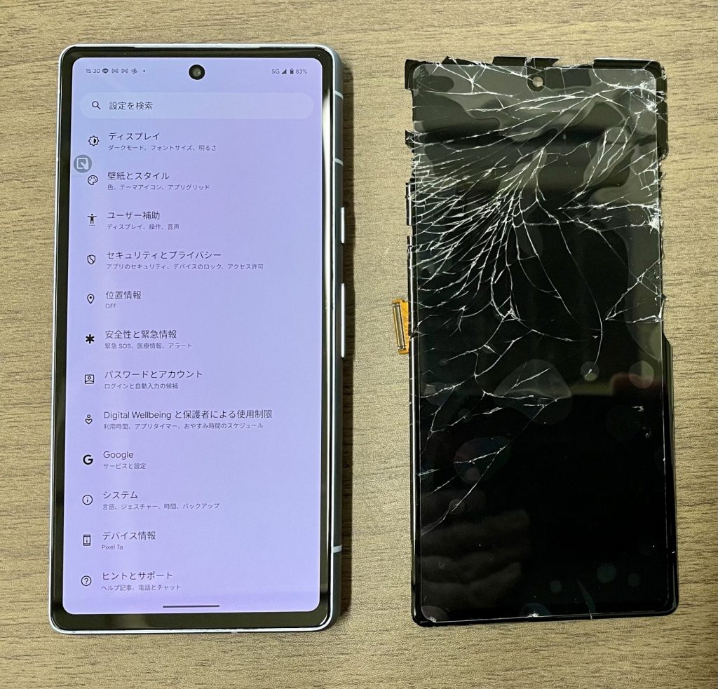 Google Pixel 7a 画面交換修理