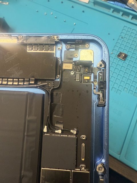 iPad10水没洗浄修理
