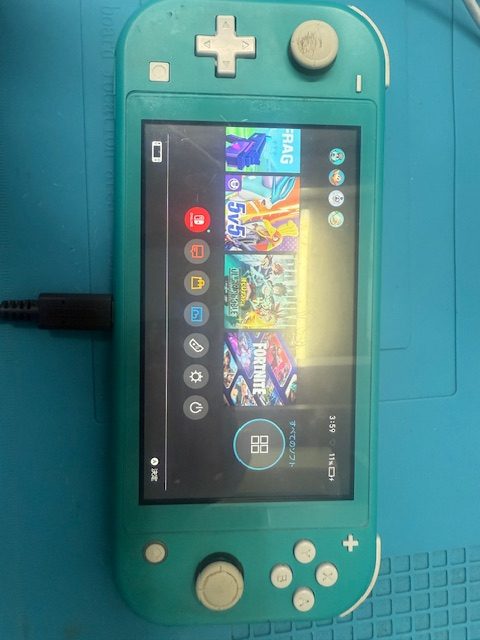 SwitchLite充電不良本体基盤修理