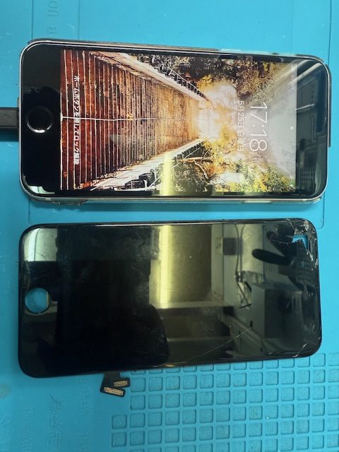 iPhoneSE2画面割れ修理