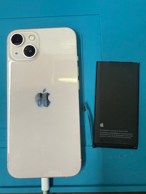 iPhone13バッテリー交換修理