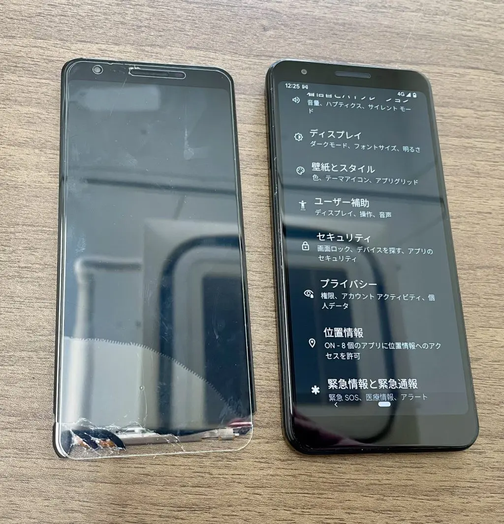 Google Pixel - Google pixel 3a xl SIMフリー　iPhone5 画面割れ Google Pixel3a画面割れて画面映らないが音は鳴る症状 | iPhone