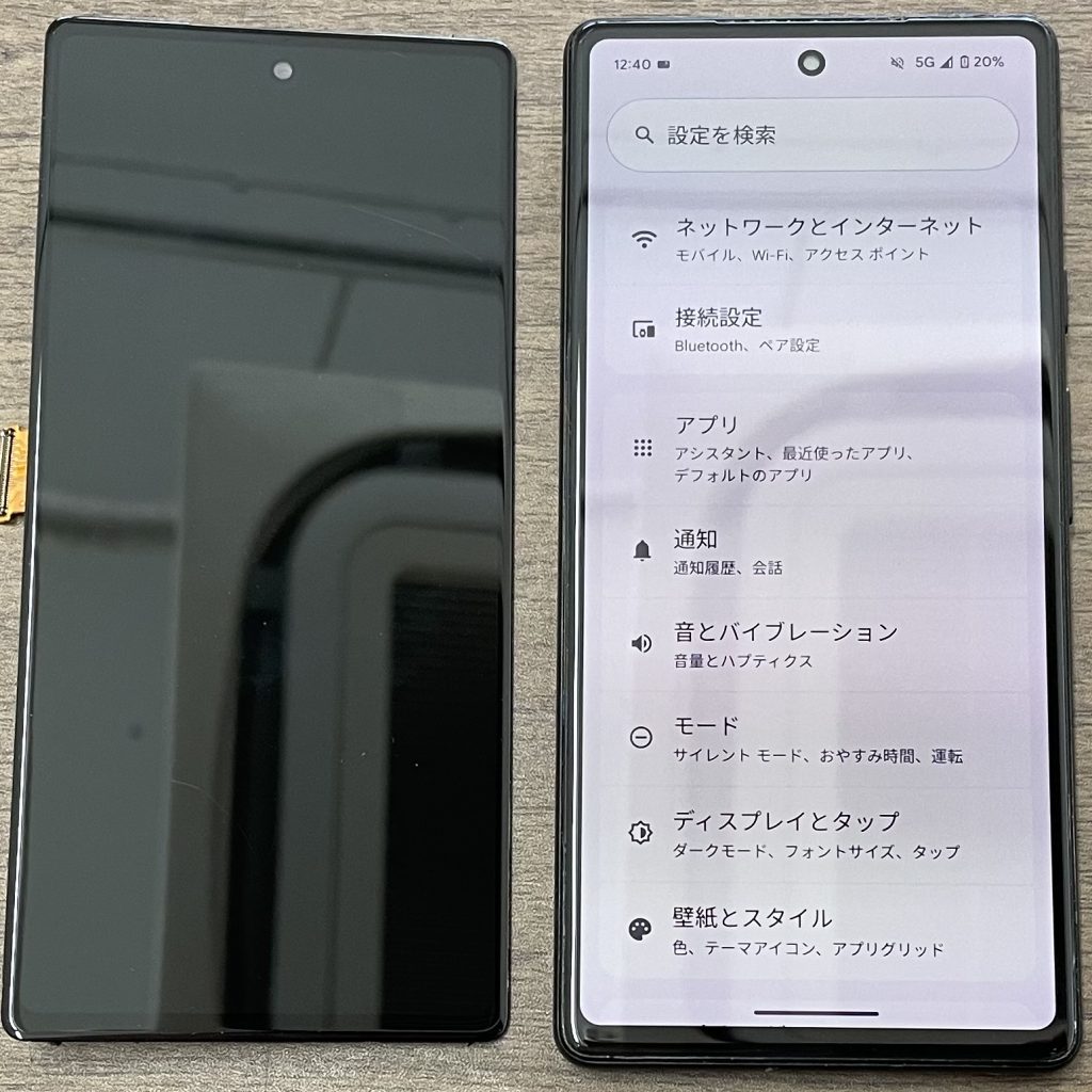 Google Pixel 6a 画面交換修理