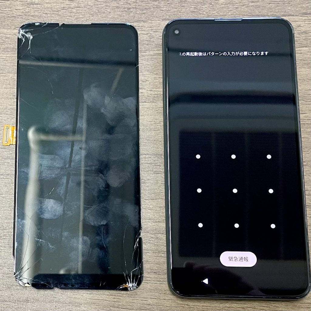 Google Pixel 5a 画面交換修理