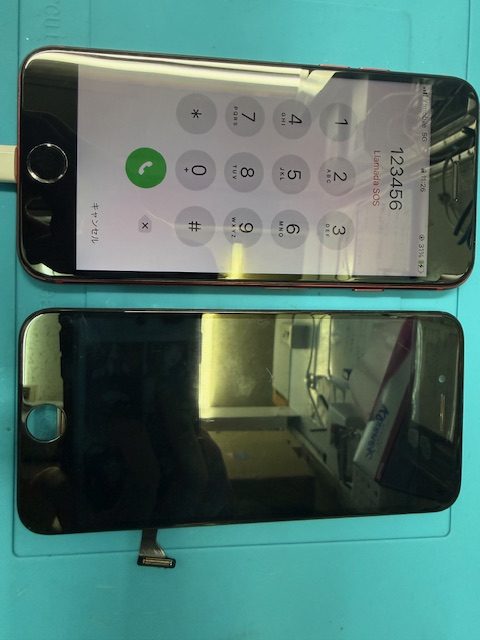 iPhoneSE3水没洗浄・液晶交換修理のご依頼！