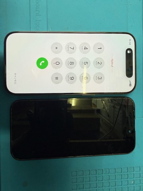 iPhone16 Proフロントパネル修理(重度)修理のご依頼!