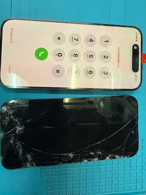 iPhone16 Pro Maxフロントパネル(重度)修理のご依頼！【iPhone修理