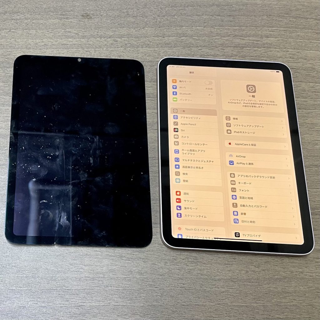 iPad mini (第6世代) 画面交換修理