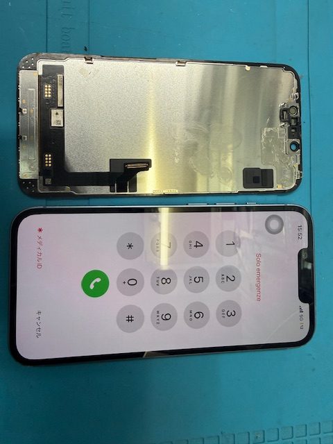 iPhone 14水没修理・フロントパネル(重度)修理のご依頼!