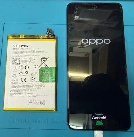 佐*璃様 【バッテリー交換済】OPPO Reno9A ブラック【画面焼けあり】 OPPO Reno9Aの電池持ちが悪化！膨張もしており大変危険な状態でした