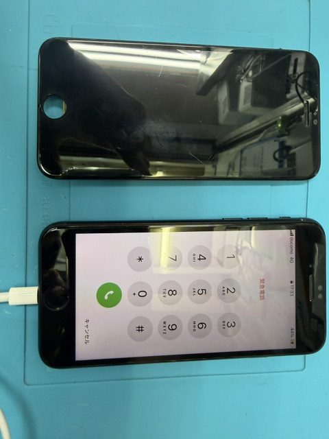 iPhoneSE3 フロントパネル(重度)修理のご依頼!
