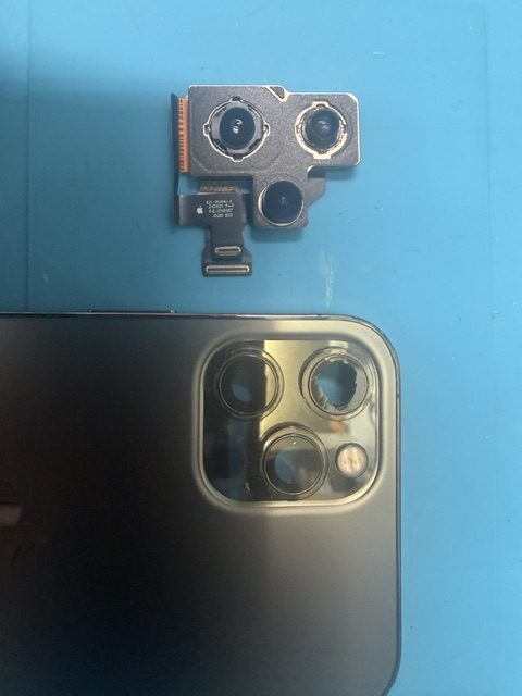 iPhone13ProMaxアウトカメラレンズ割れ修理のご依頼!