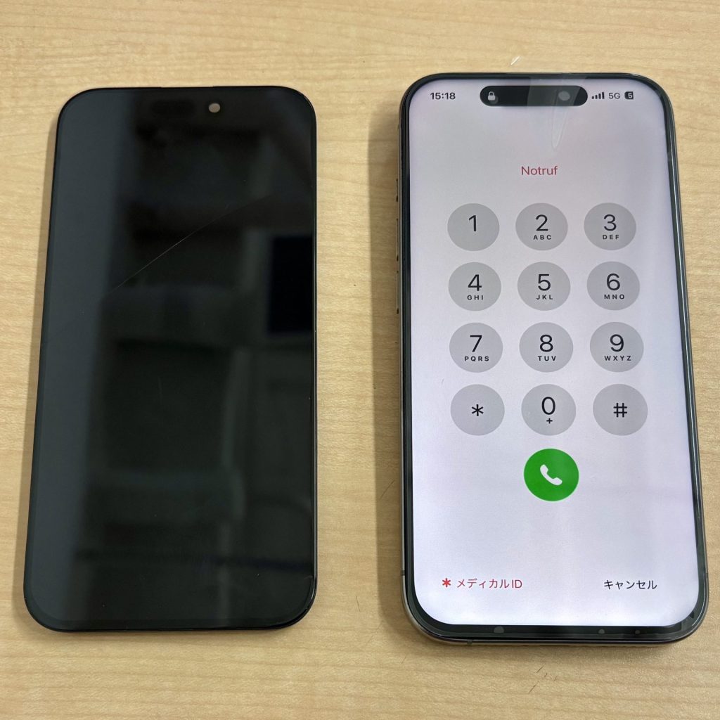 iPhone 15 液晶破損修理