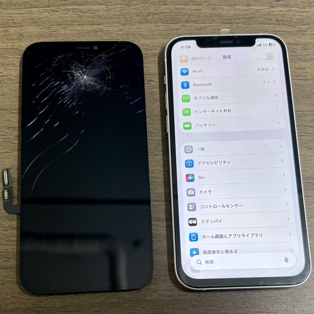 iPhone 12 画面交換修理