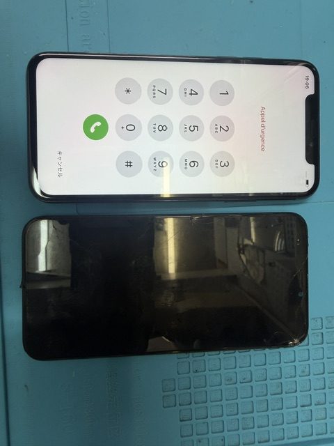 iPhone XiPhoneフロントパネル交換修理(重度)